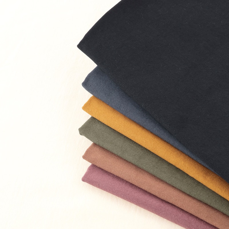 【お買い得品】kokochi fabric ココチファブリック 無地 ヴィンテージ加工 馬布 50cm単位