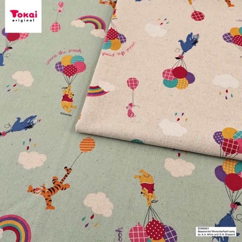 ディズニー プーさん 綿麻キャンバス 50cm単位