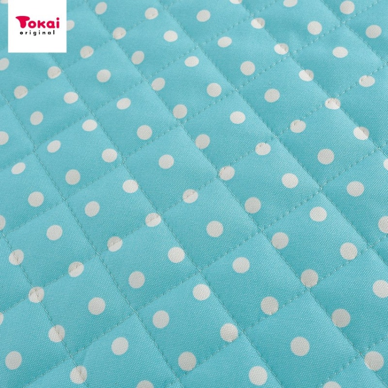 プディング ドット サックス オックスキルト 50cm単位