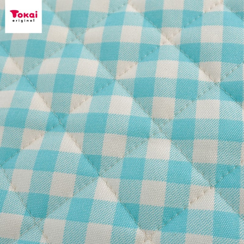 プディング チェック サックス オックスキルト 50cm単位