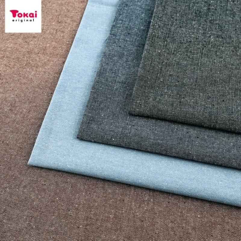 シャンブレー 無地 50cm単位