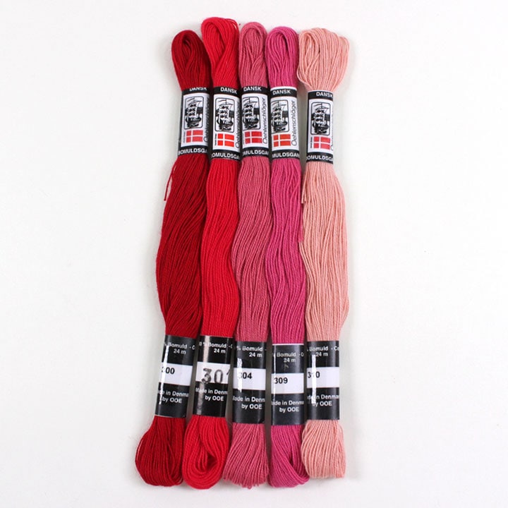 O.O.E.(オーレンシュレーガー) 花糸 5色セット ローズ系