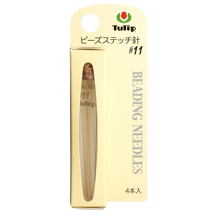 チューリップ ビーズステッチ針 #11 4本入