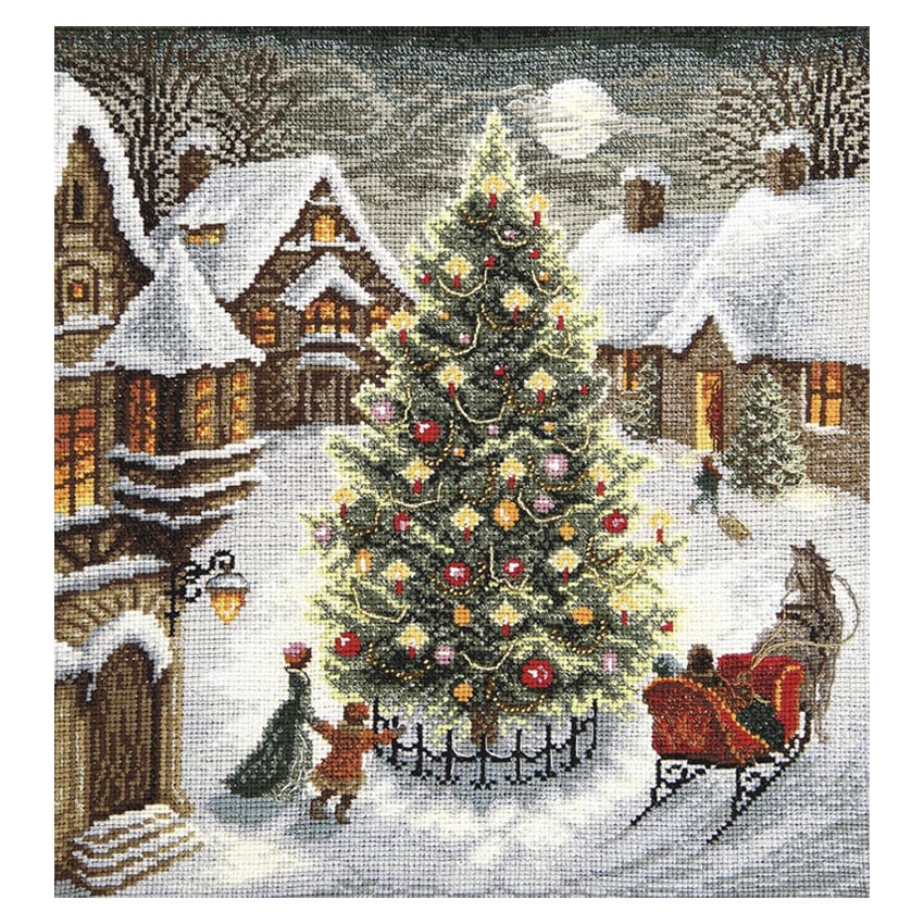 輸入刺しゅうキットCharivna（チャリブナ） Christmas tree of wishes 希望のクリスマスツリー クロスステッチキット