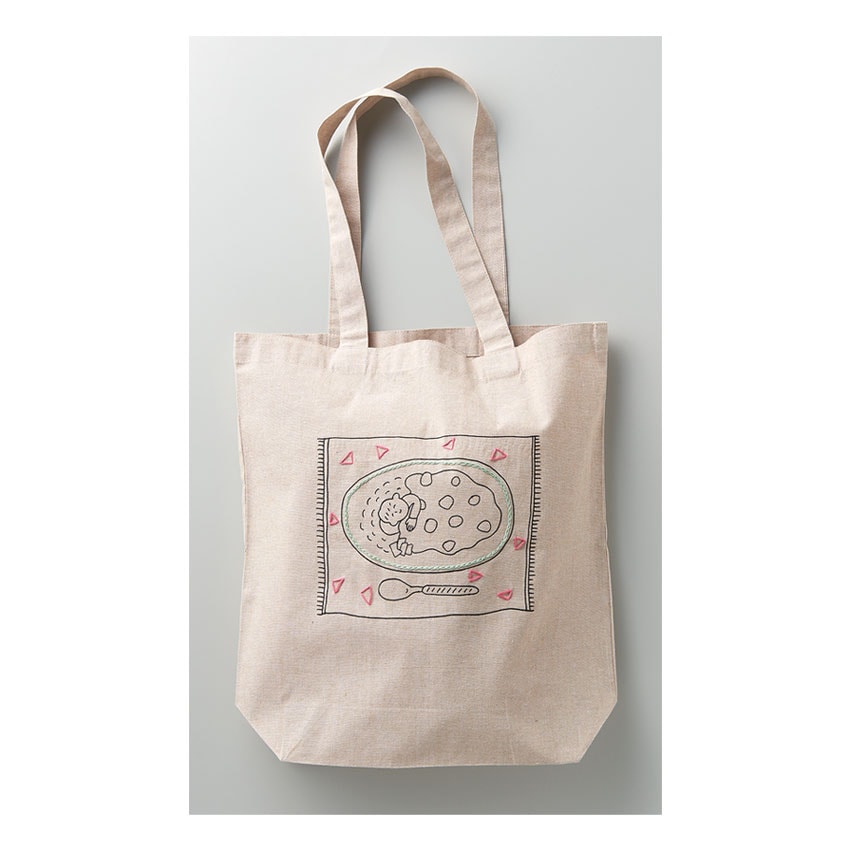 【お買い得品】クロバー 刺しゅうのキット＜トートバック＞ミニブック付き