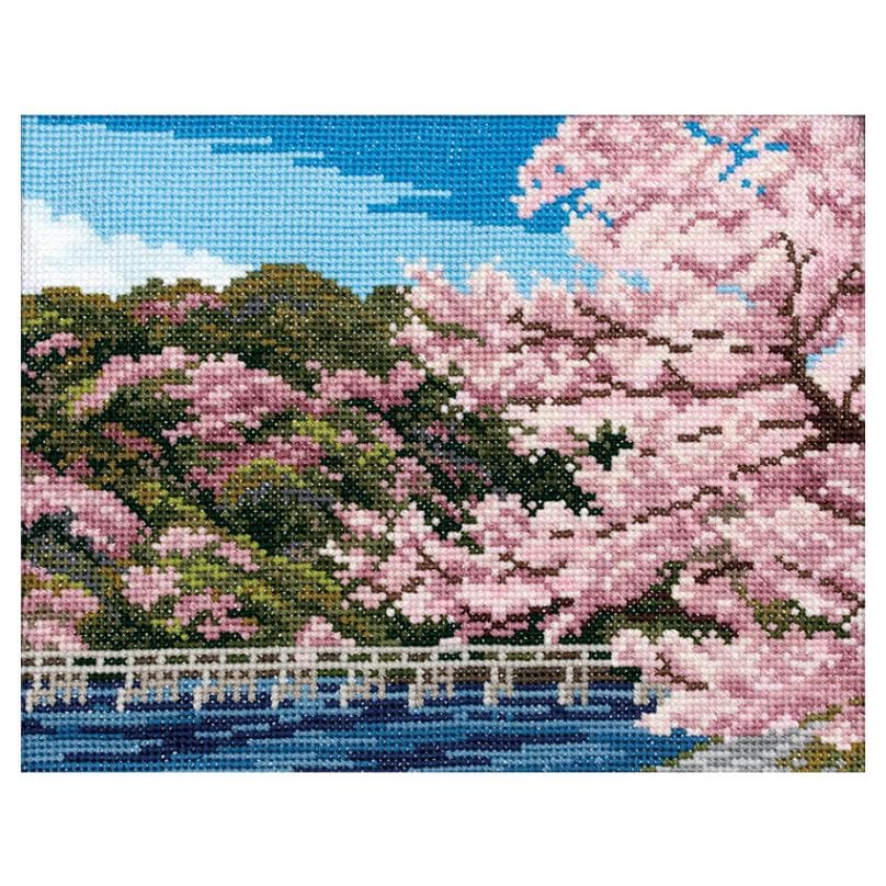 刺しゅう・刺し子・こぎん刺し,キット,クロスステッチ 絵画,風景
