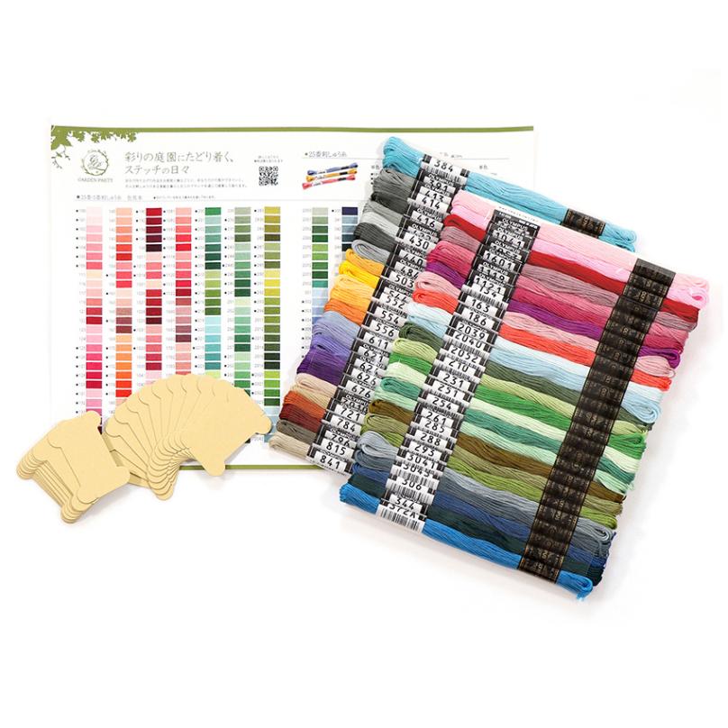 オリムパス GARDEN PARTY フランス刺しゅう糸セット ジャパニーズガーデン GP-50B スプール付