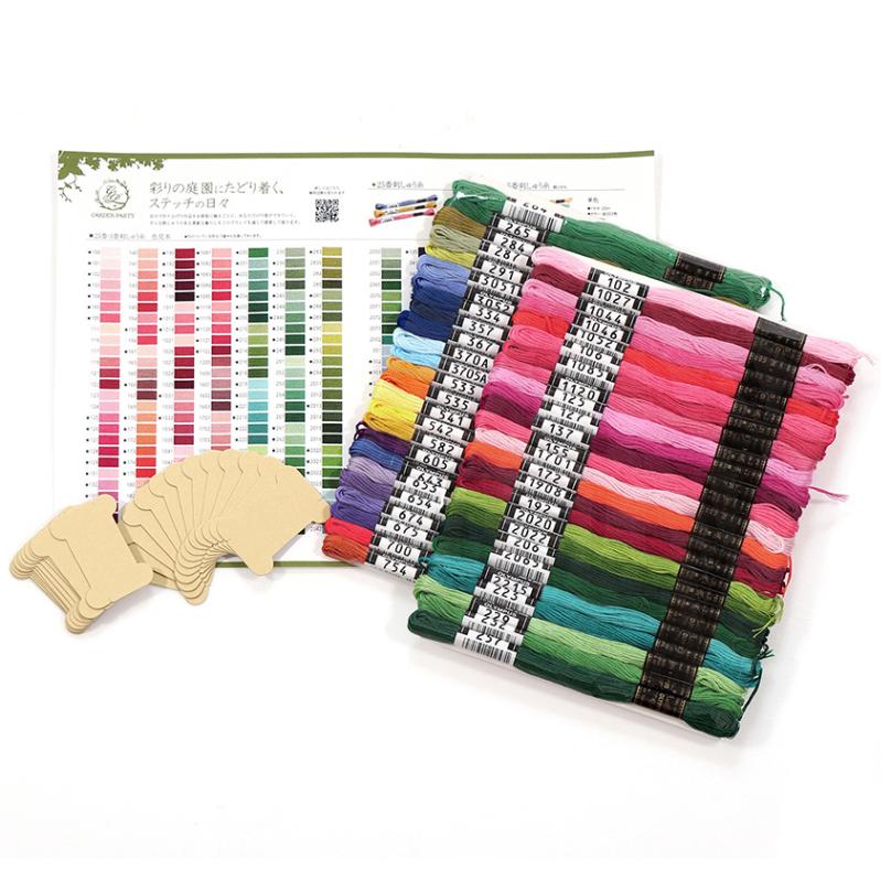 オリムパス GARDEN PARTY フランス刺しゅう糸セット トロピカルガーデン GP-50C スプール付