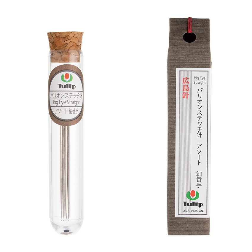 チューリップ THN-109 バリオンステッチ針 Big Eye Straight アソート 細番手