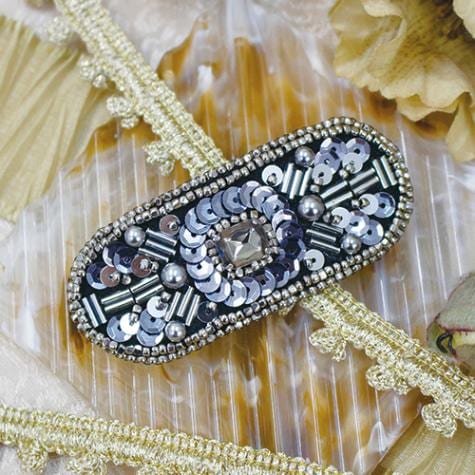 ビーズ・デコ刺しゅうをはじめよう バレッタ チェーロ TOHO H-BDT-3