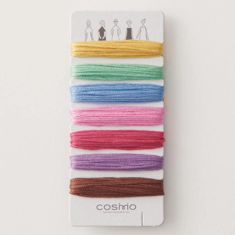 cosmo(コスモ)　刺しゅう糸セット 100ネエサン 562207 フェミニン / 中島一恵