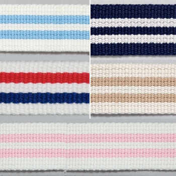 Cotton Memory ストライプテープ 25mm巾 1.5m
