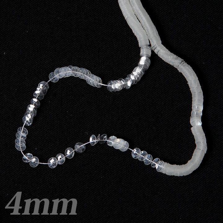 スパンコール 亀甲 4mm #7001 約500枚