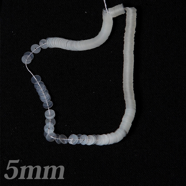 スパンコール 平丸 5mm #7001 約500枚