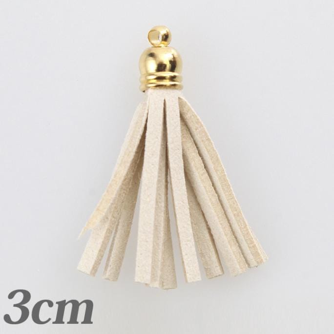 タッセル 小 3cm アイボリー 1個入り