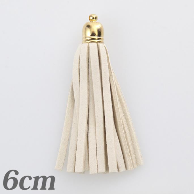 タッセル 大 6cm アイボリー 1個入り
