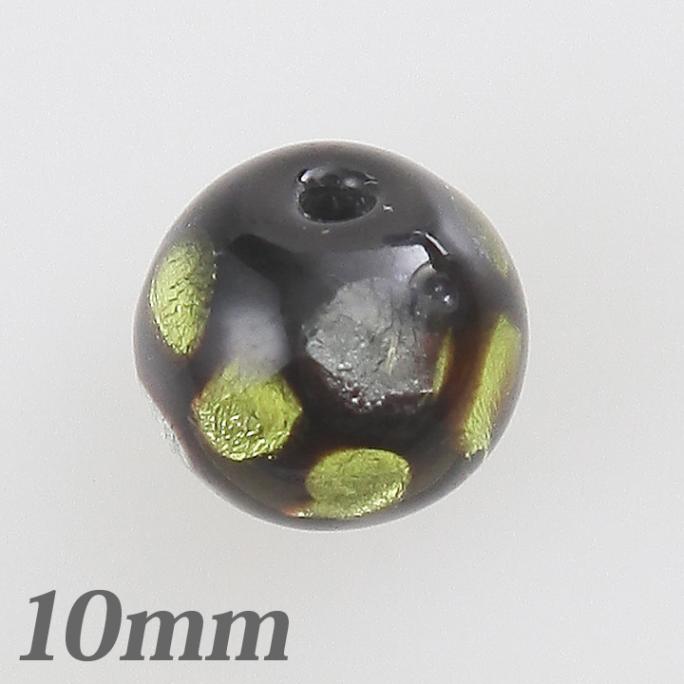 ホタル玉 10mm グリーン | トンボ玉・ホタル玉 | 手芸用品の卸売り