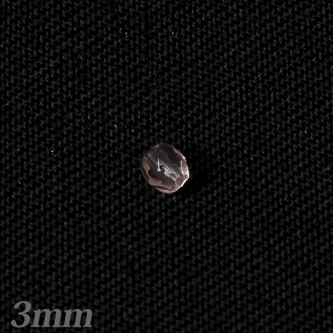 チェコガラスビーズ　ファイヤーポリッシュ3mmロサリン30粒入