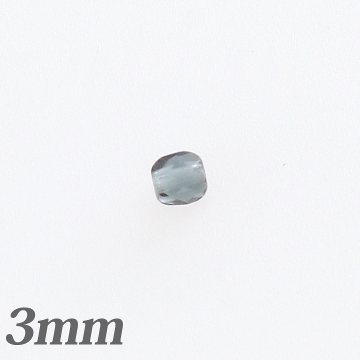 チェコガラスビーズ　ファイヤーポリッシュ3mmモンタナ30粒入