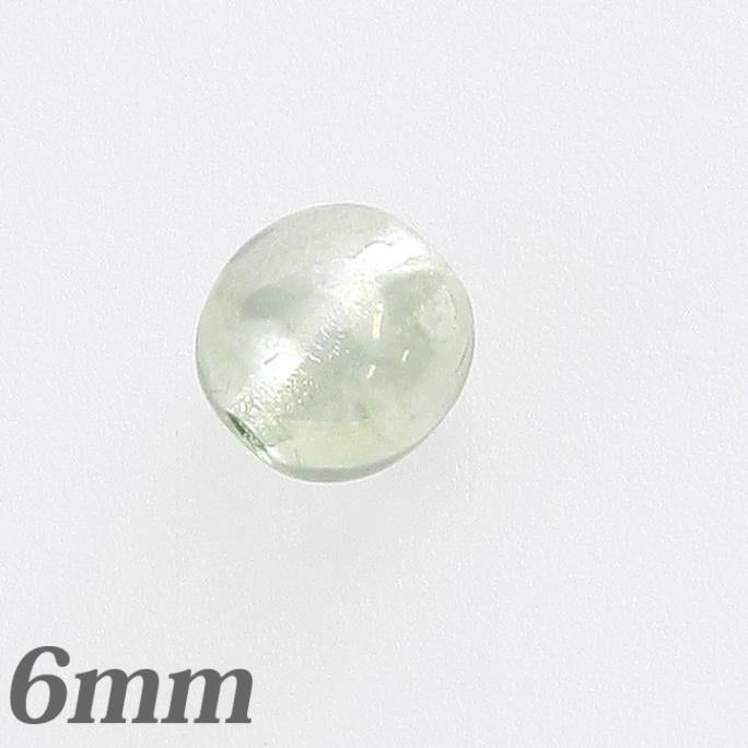 チェコガラスビーズ　ラウンド6mmオリーブラスター