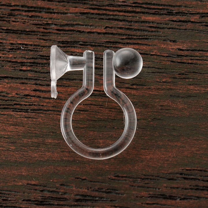 ノンホールイヤリング樹脂石座 1P