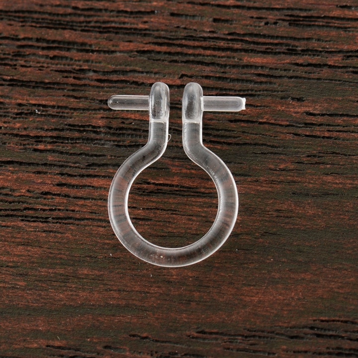 ノンホールイヤリング樹脂両芯立2P