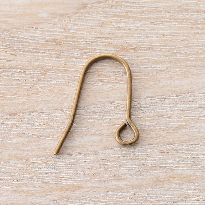 フックピアス ステンレスアンティークゴールド 5P