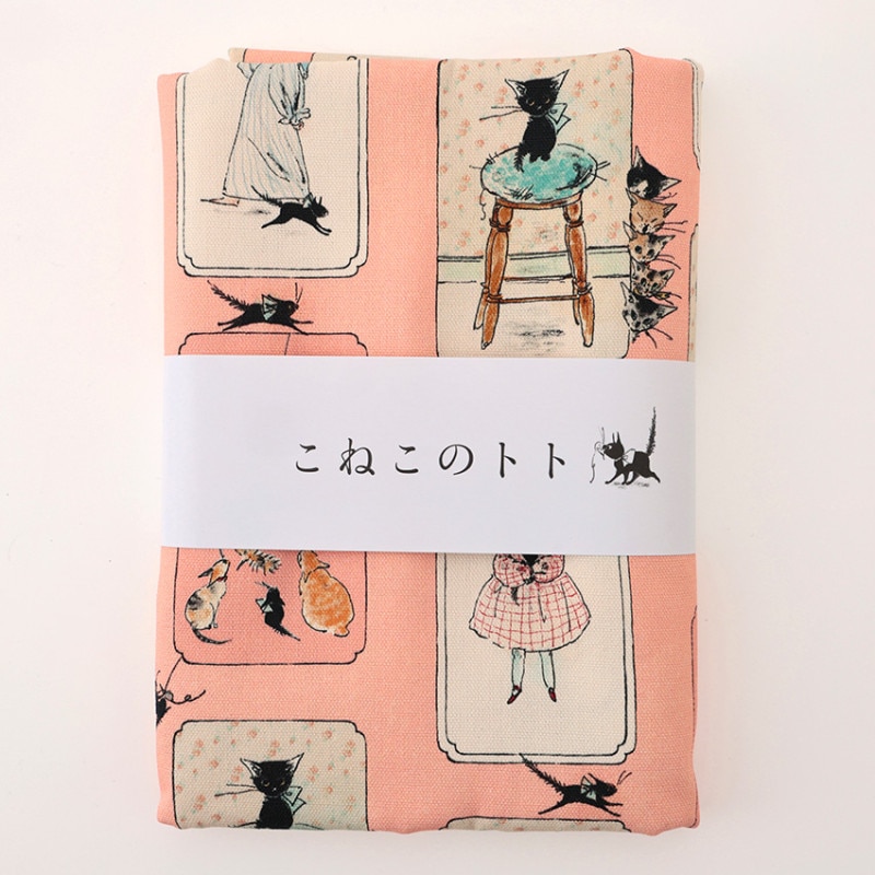 KurahashiRei くらはしれい こねこのトト ねことのくらし オックス 50cm カットクロス