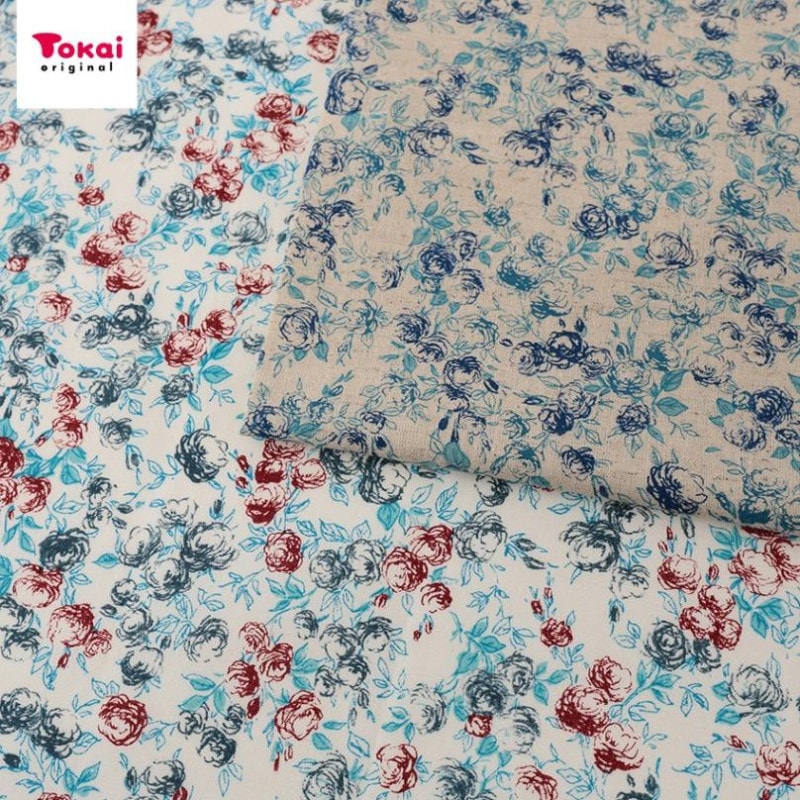 CRA-SEW collection 綿麻シーチング レイラローズ JCY-045 50cm単位 