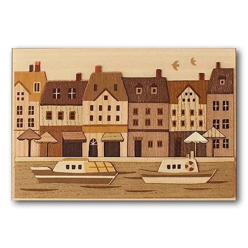 木はり絵手作りキット　「コペンハーゲン」　KTB-003