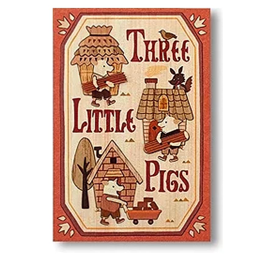 木はり絵手作りキット　童話「３びきのこぶた」　KSB-002