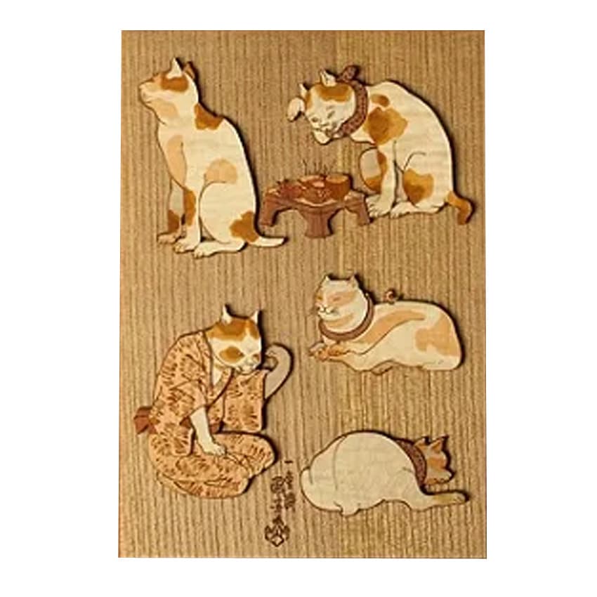 木はり絵手作りキット　歌川国芳「たとゑ尽の内　その２」　KJM-005