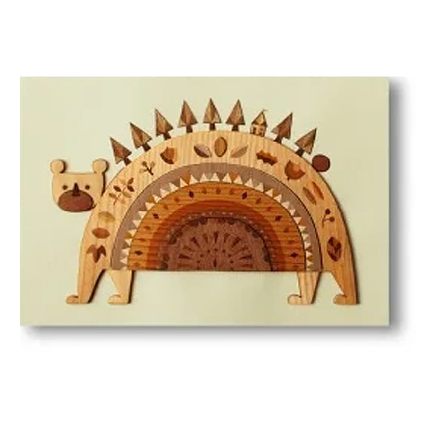 木はり絵手作りキット　「ノルディックワンダーランド」　KAB-012