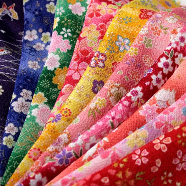 大判ちりめん友禅ハギレセット10枚入