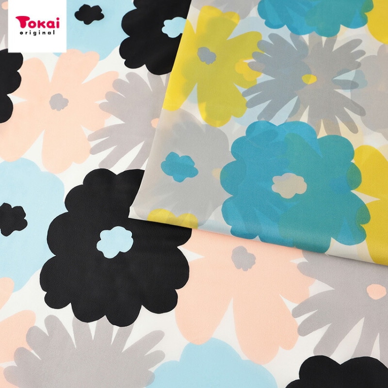 SOU･SOUテキスタイルデザイン おおらかとりどり ナイロンプリント 50cm単位 