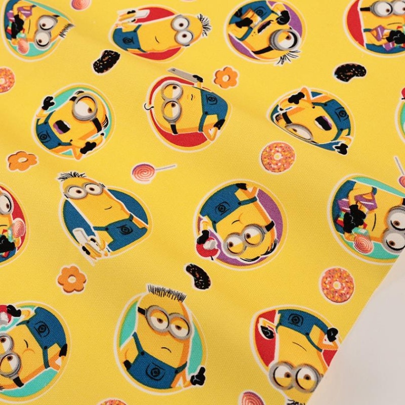 ミニオン スイーツ柄 オックス 50cm単位 