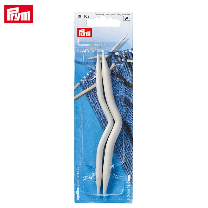 Prym プリム ケーブル編み針2本入(6mm/8mm) 191102