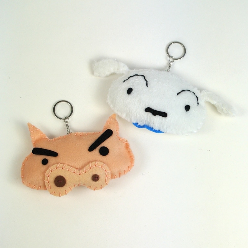 はじめてのソーイングキット　キーホルダー　クレヨンしんちゃん　シロ/ぶりぶりざえもん
