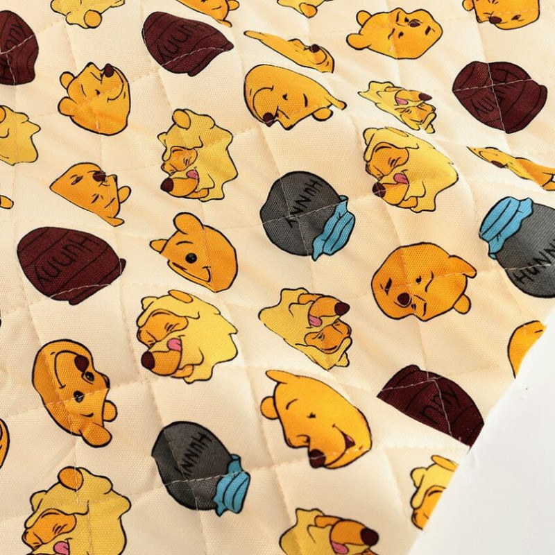 ディズニー くまのプーさん ファニーフェイス柄 オックスキルト 50cm単位
