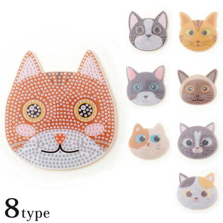ダイヤモンドフィックス コースターキット 猫
