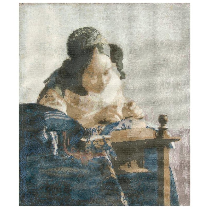 DMC×ルーブル美術館コレクション BK1971/81 フェルメール「レースを編む女」 クロスステッチキット