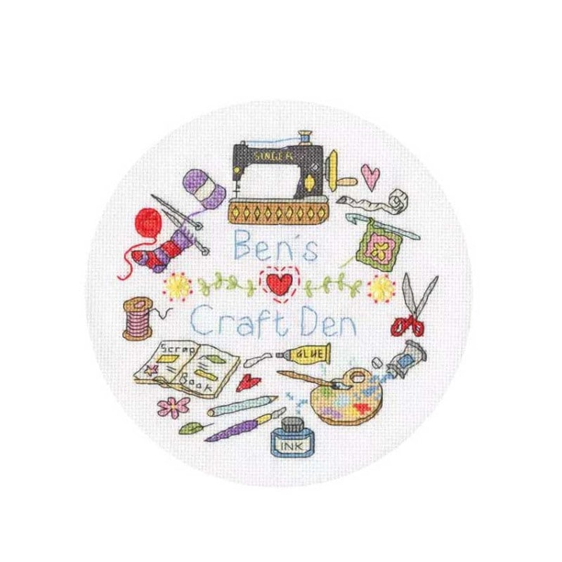 輸入キット Bothy Threads My Craft Den From artwork by Helen Smith XHS12P