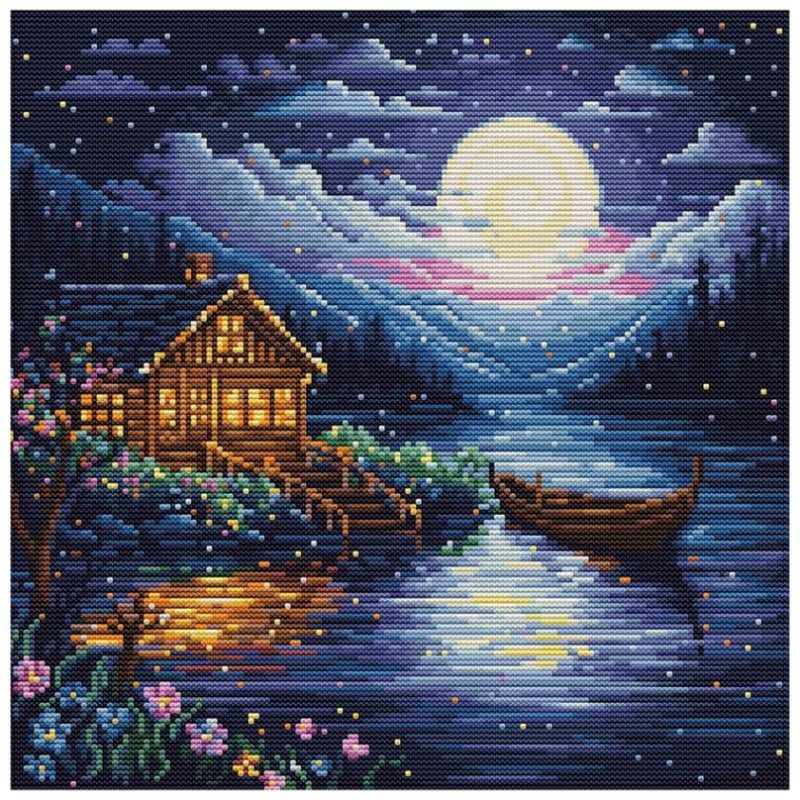 刺繍 輸入キット クロスステッチ Luca-S（ルーカス）SPRING NIGHT B701