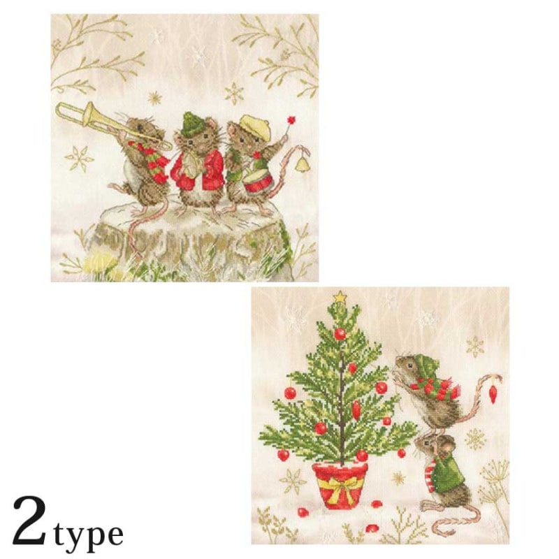 輸入刺繍 Bothy Threads ボシースレッズ Merry Music Makers XSS24  Decorating Double Act XSS25