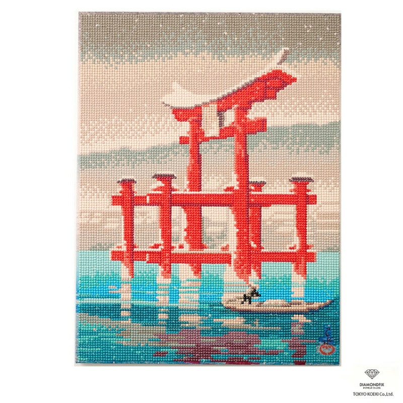 ダイヤモンドフィックス キット 浮世絵 雪乃宮嶋 30×40cm 10-4851