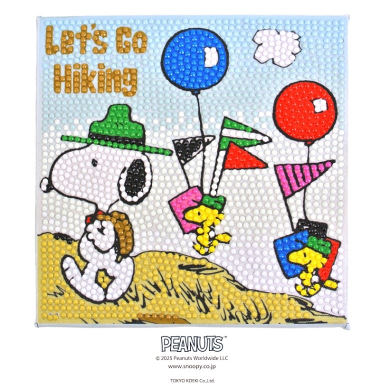 ダイヤモンドフィックス スヌーピー「HIKING」