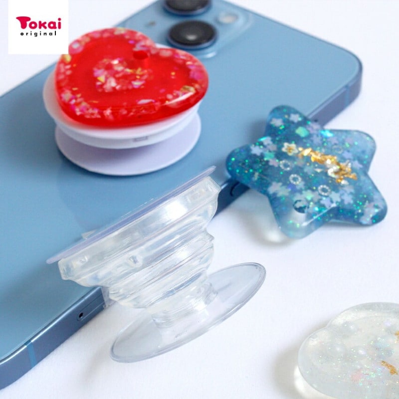 スマホグリップ C-1 シール付き クリア