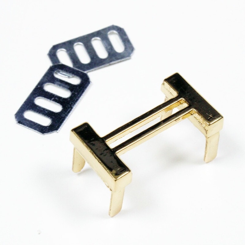 足付きメタルパーツ ブリッジ ゴールド