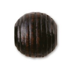 ビーズ 天然素材 ウッドビーズ 16×16mm･10mm ブラウン