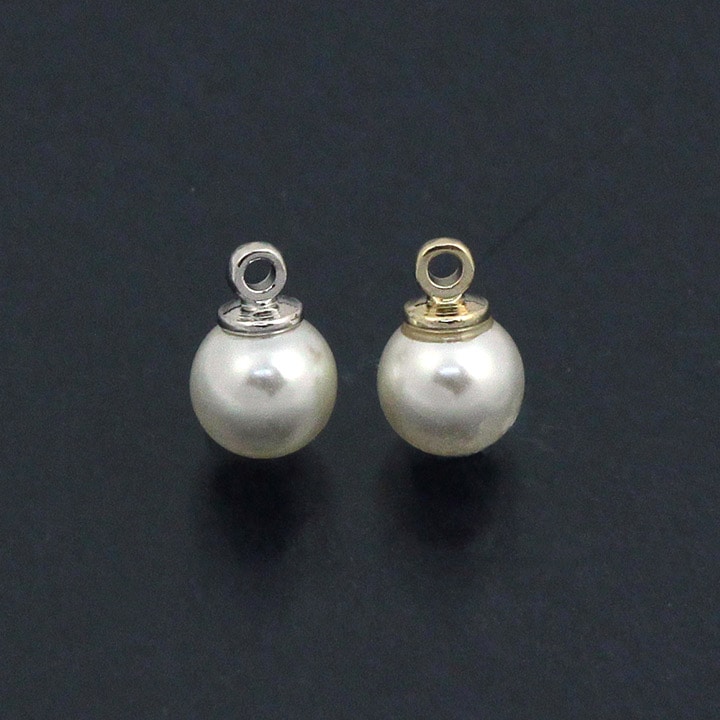 ヒートンパール 5mm シルバー･ゴールド 